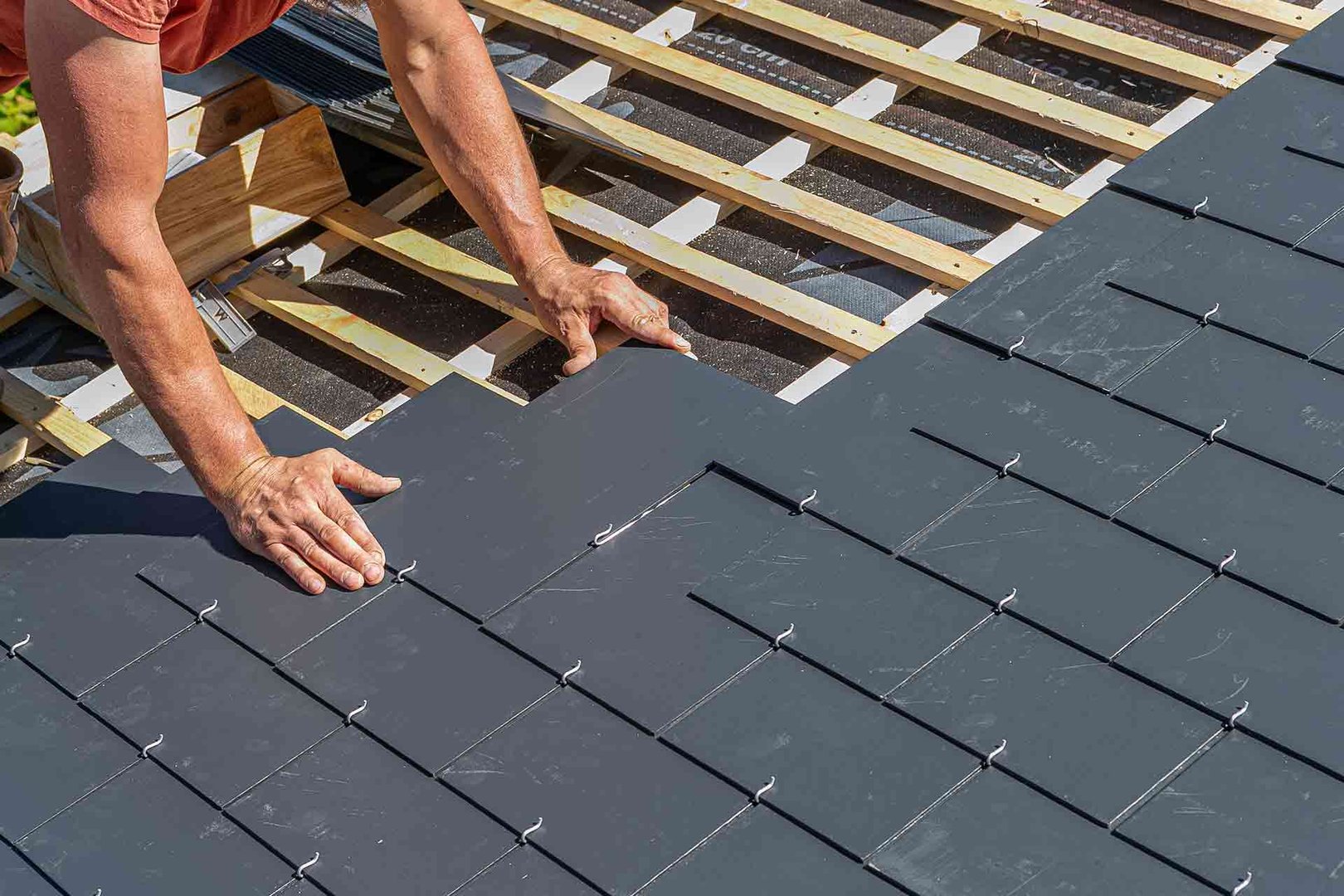 Slate roof
