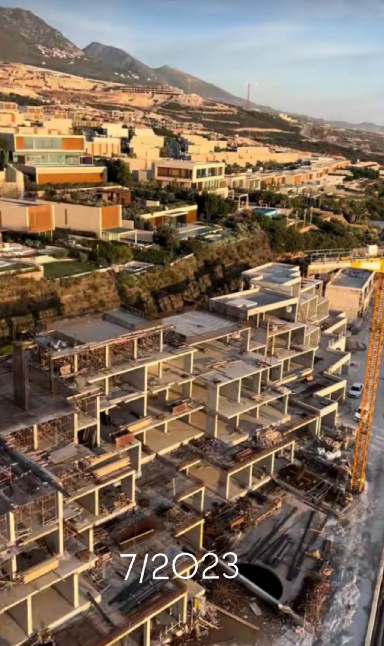 Coastal development in Palasë Albania