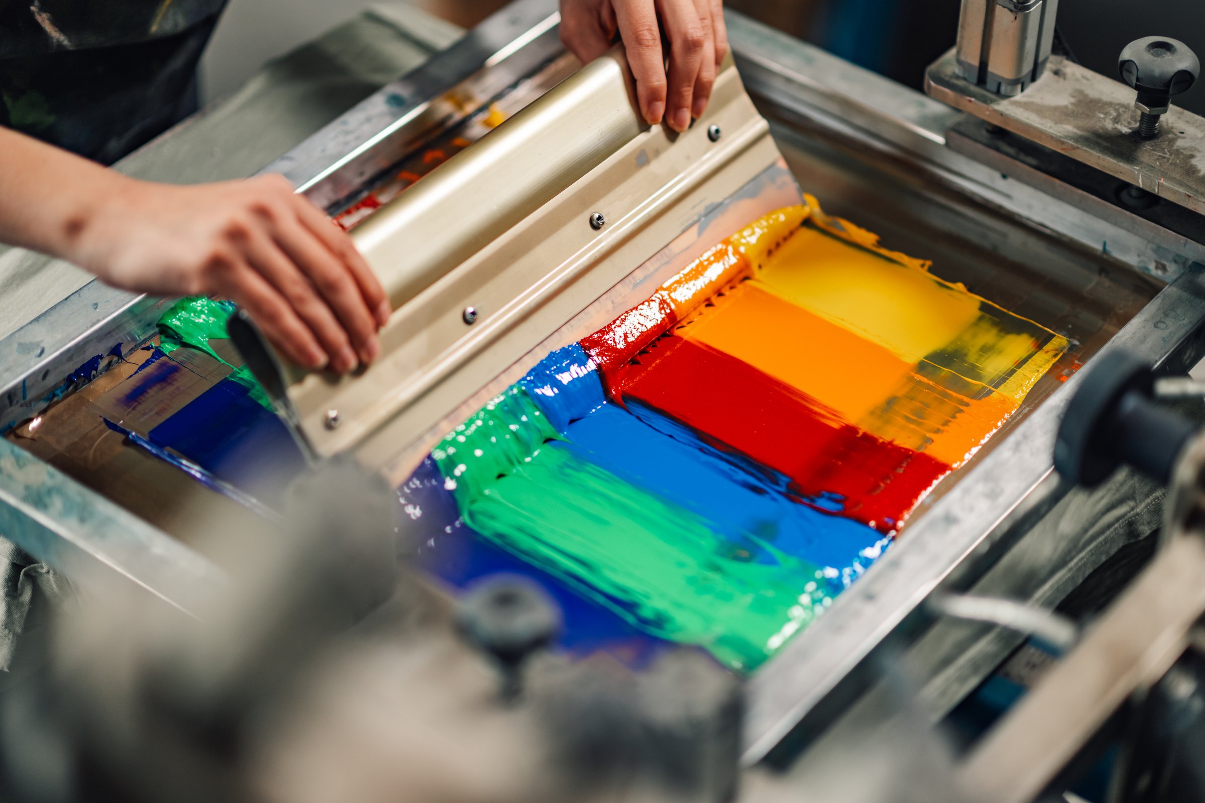 Full-color printed t-shirt with vibrant design