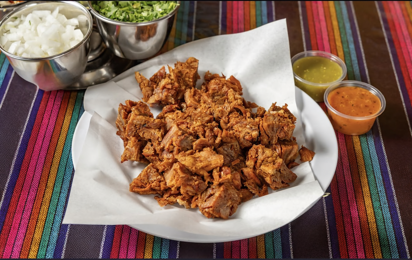 Plato de carnitas
