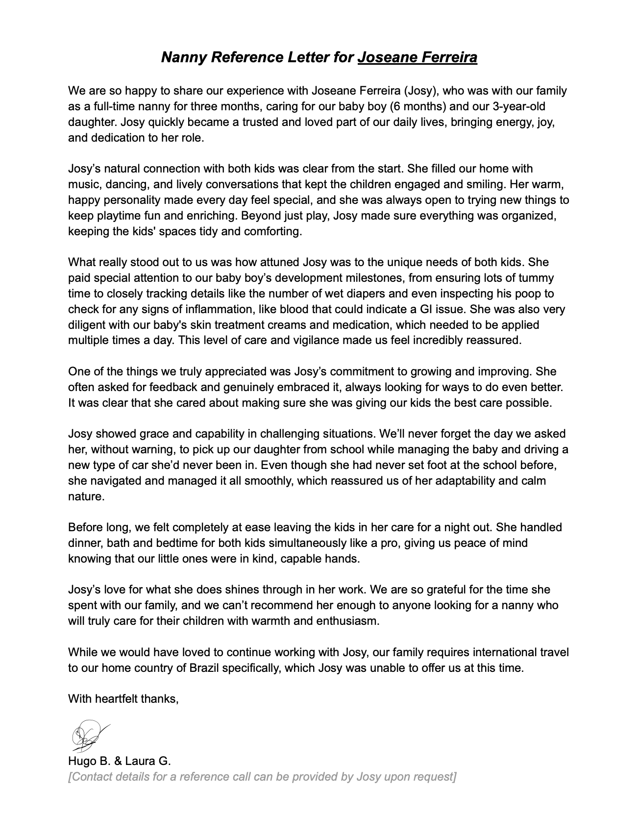 Review from a happy family