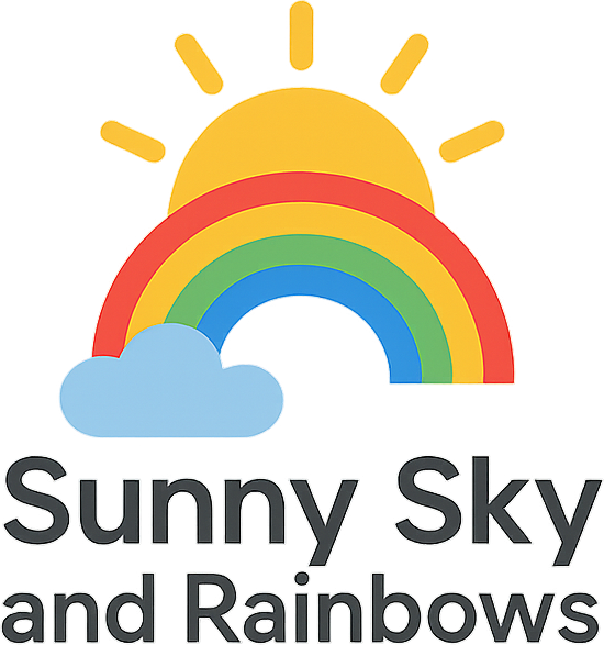 Sunny Sky and Rainbows Logo
