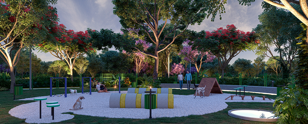 Pet park para mascotas