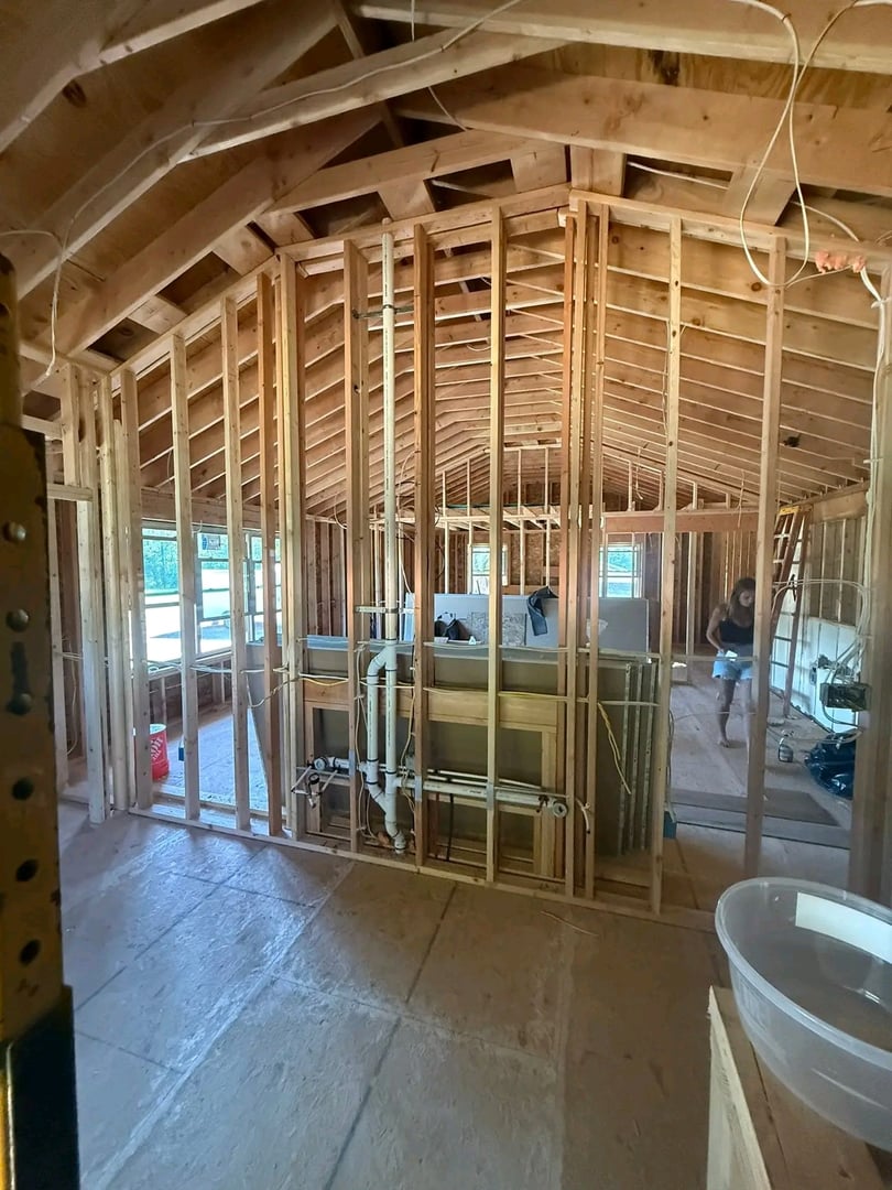 Shiplap wall bedroom remodel Sylvania