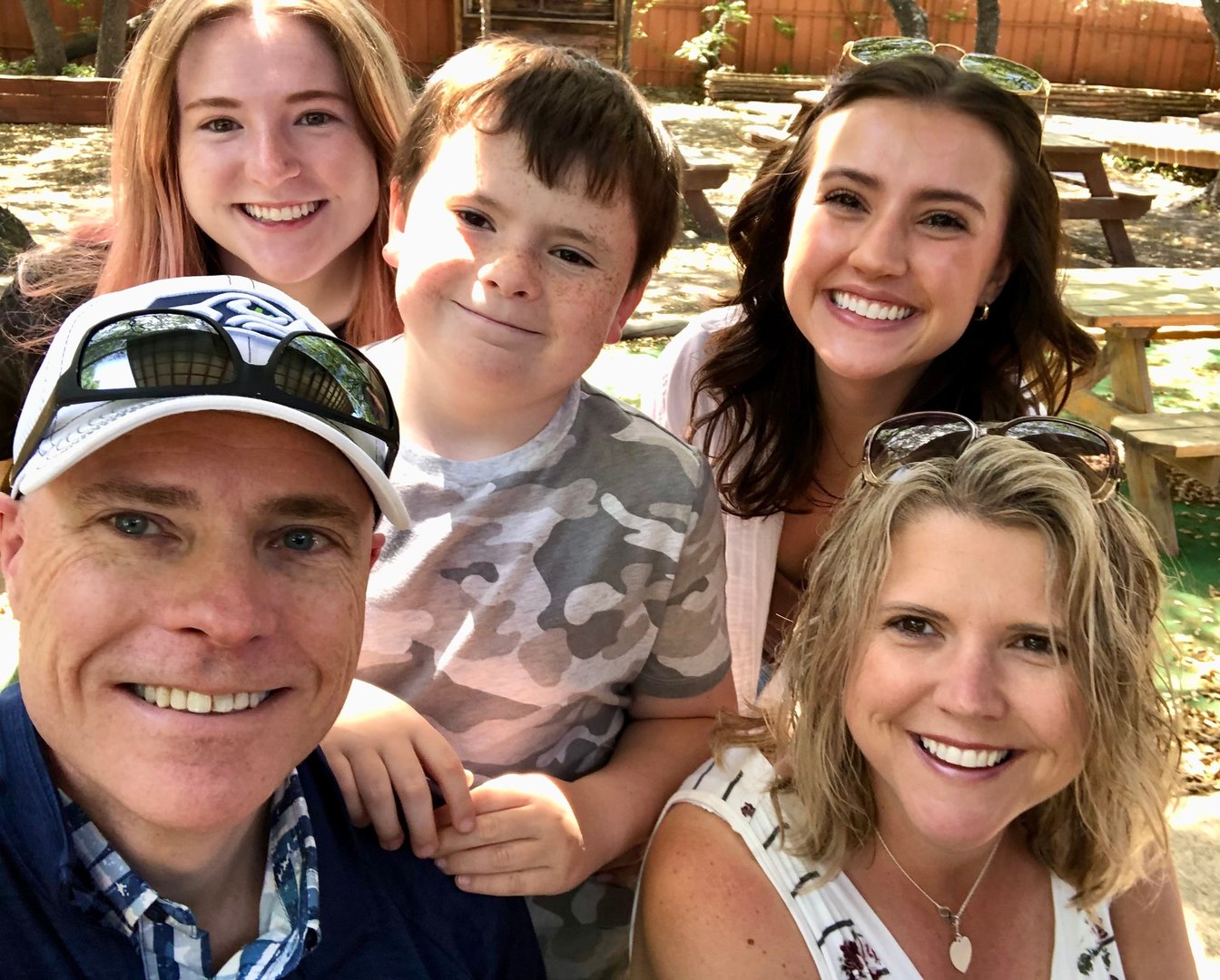 Greg and his wife in community