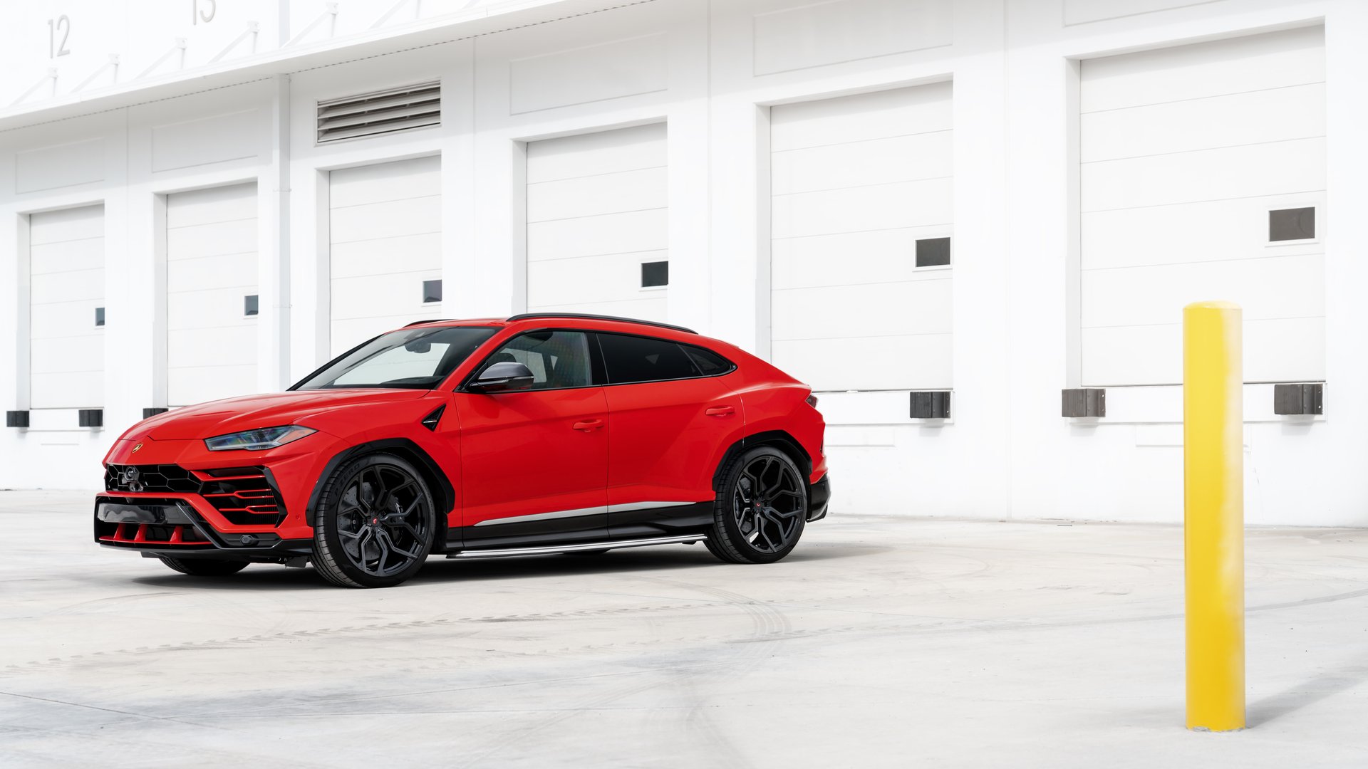 Red Lamborghini Urus
