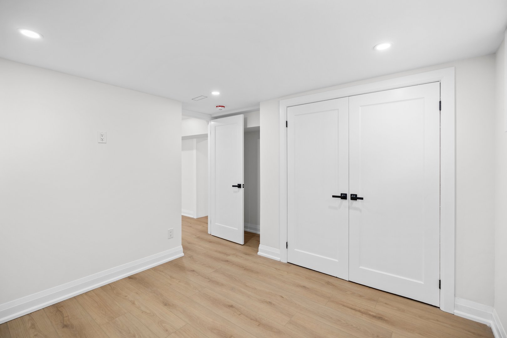 Professional custom basement project