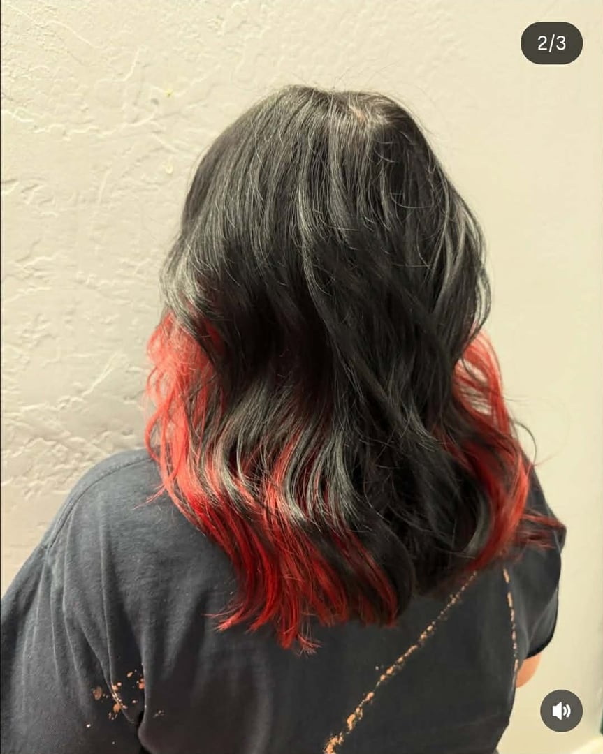 Hair styling work by Ileana Rae