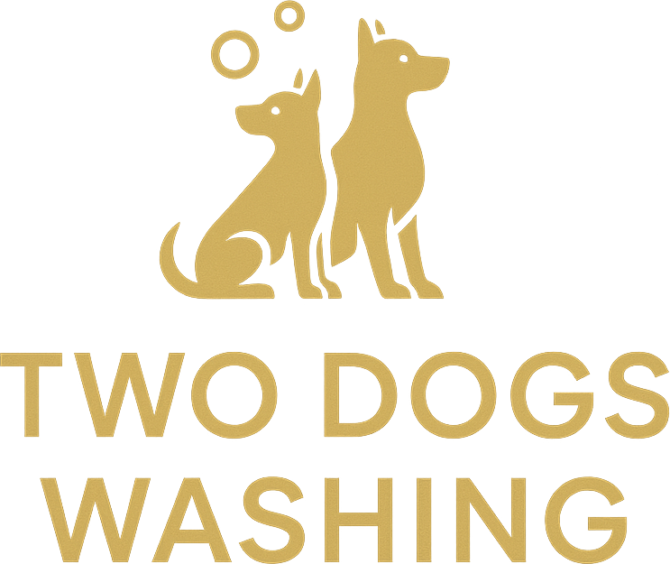Two Dogs Washing Logo