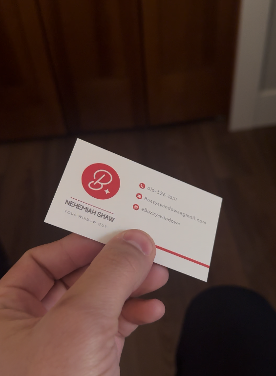 Buzzy's Window Washing Brand Work