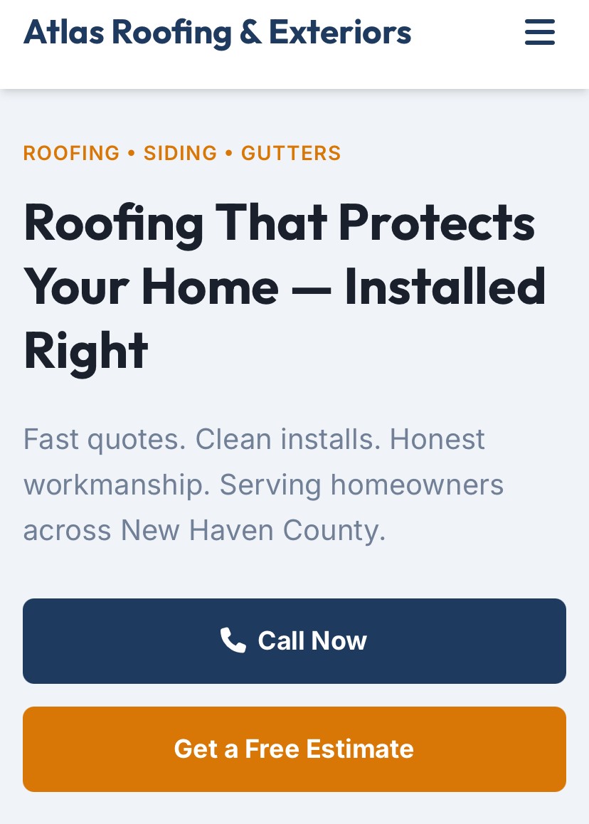 Mobile website preview
