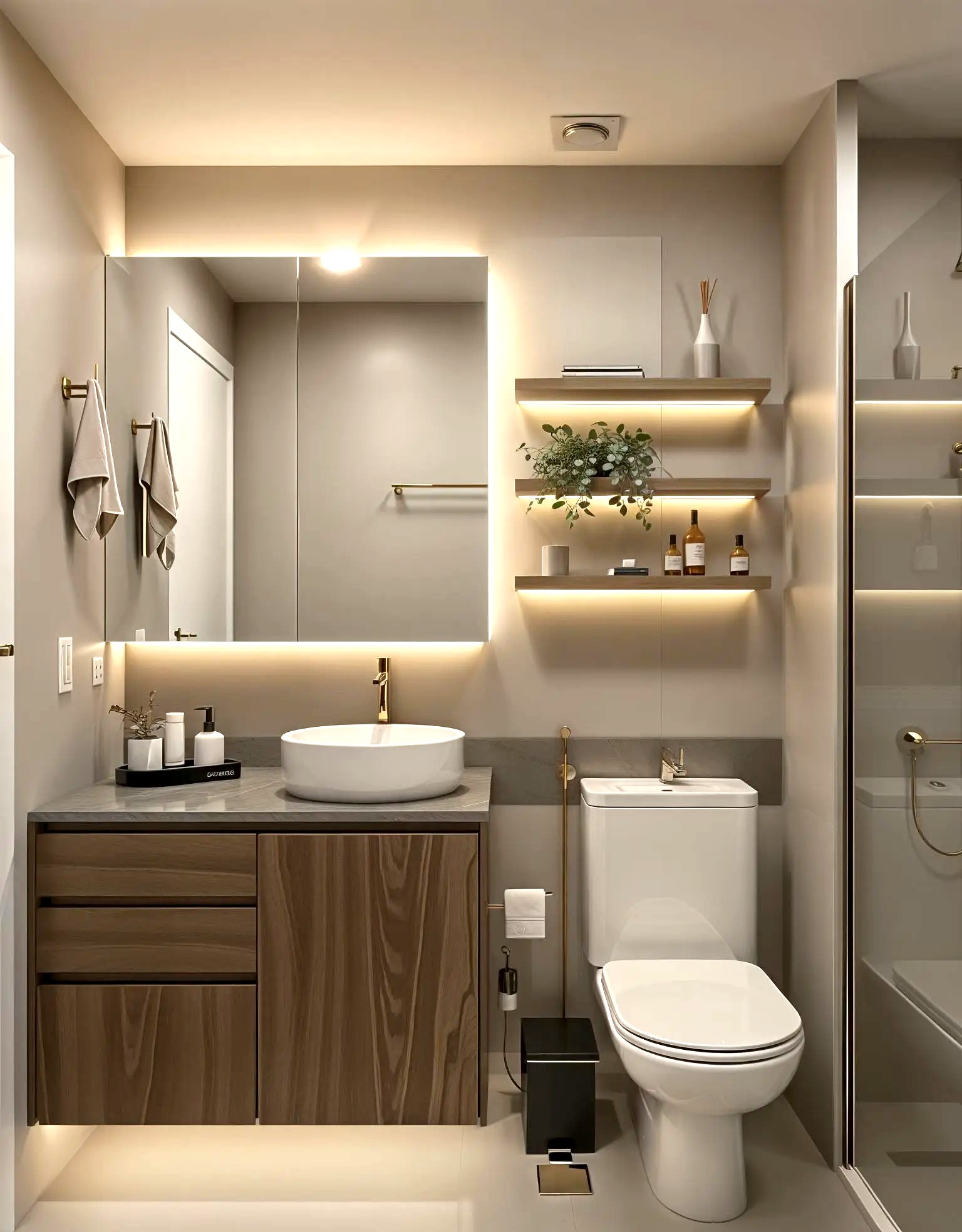 Mueble Auxiliar IDERA - Almacenamiento extra para baño