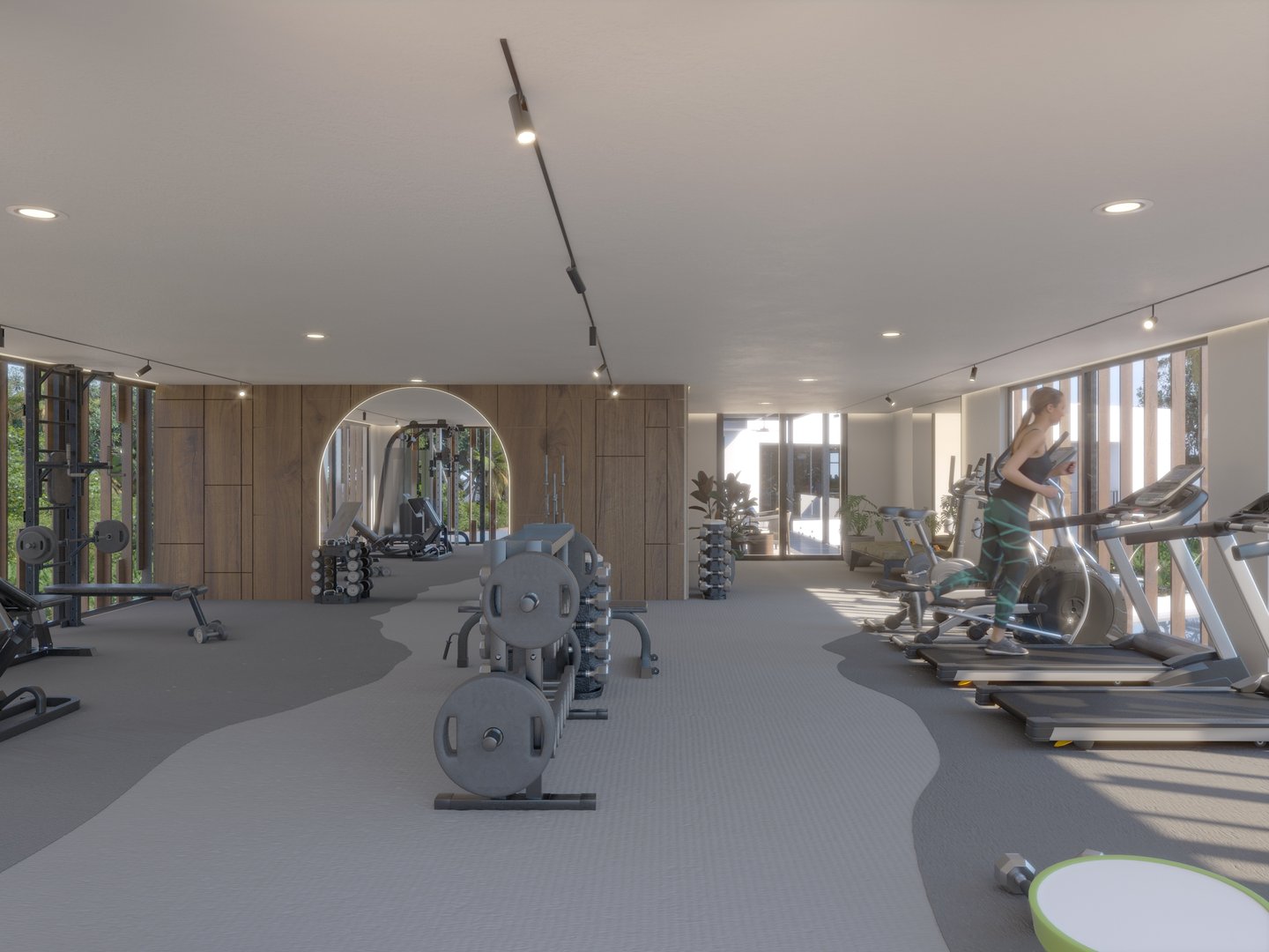 Gym vista interior