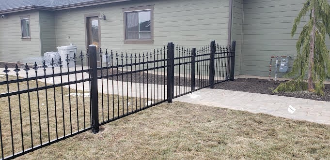 Metal fence