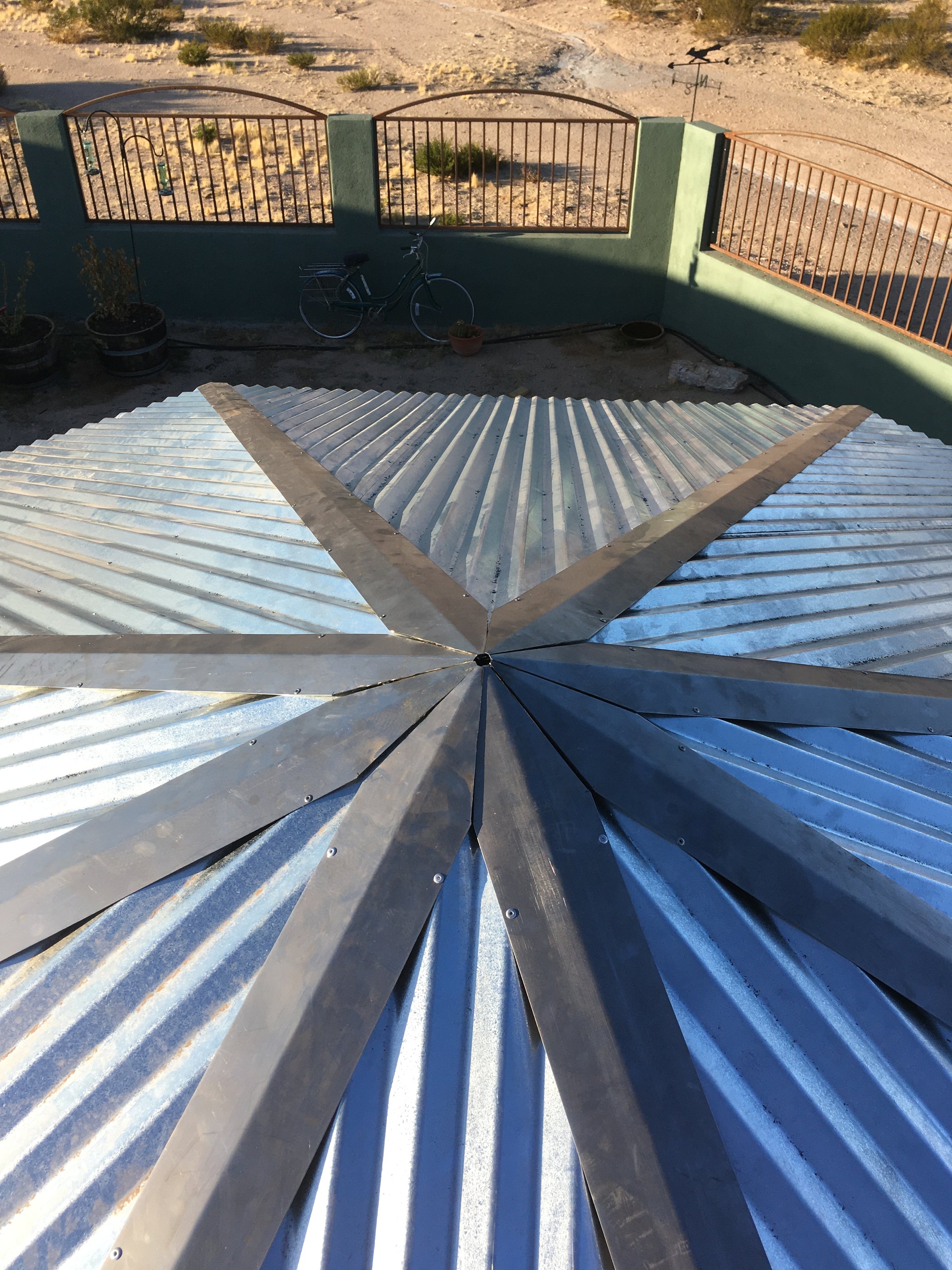 Custom gazebo roof framing