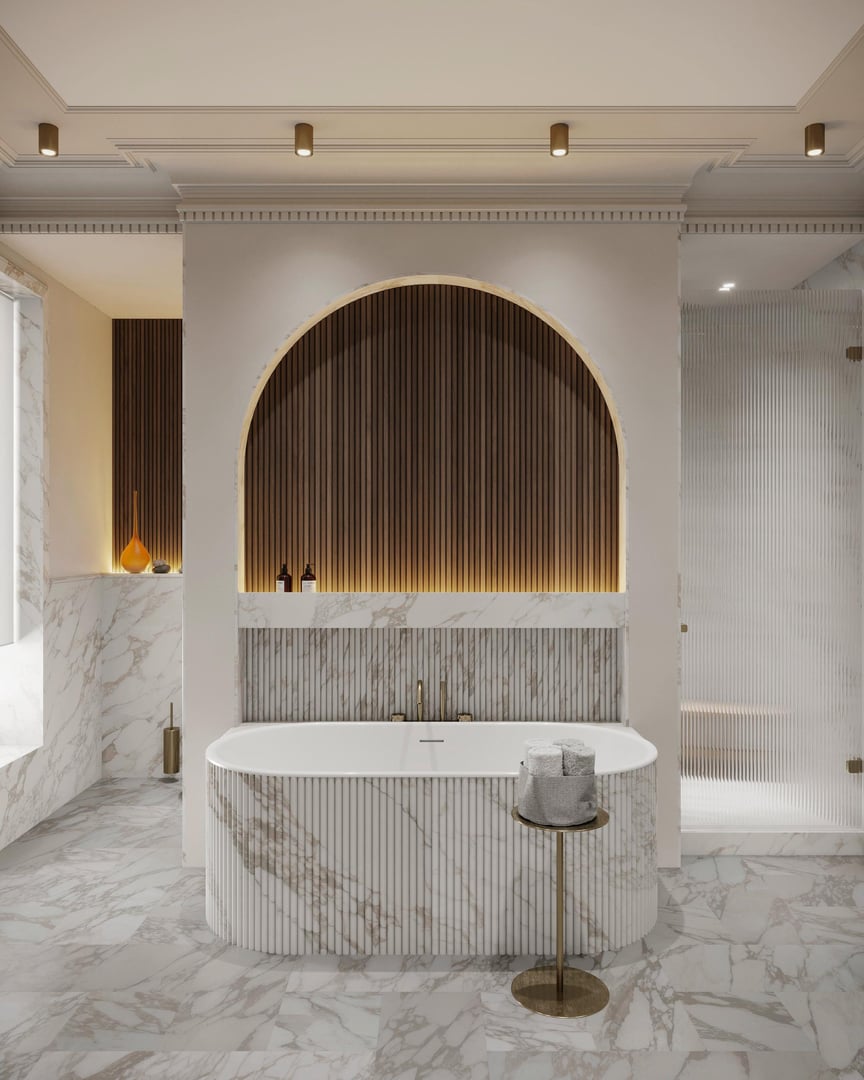 Gallery showcasing luxurious design