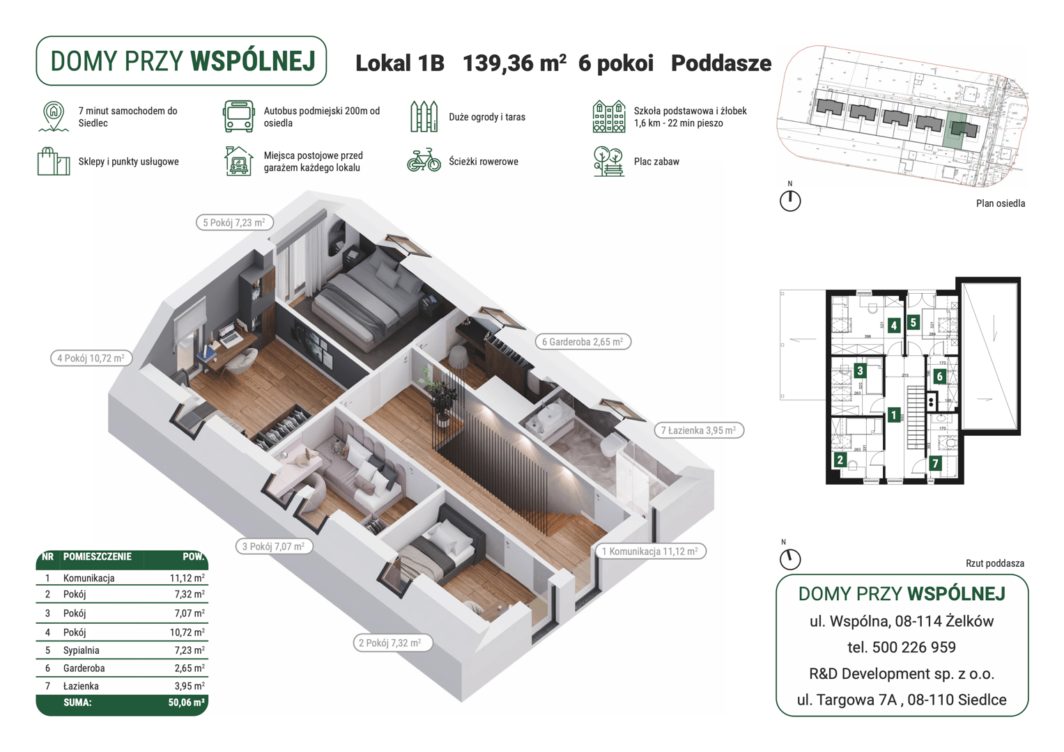 Karta lokalu 1B - szczegóły