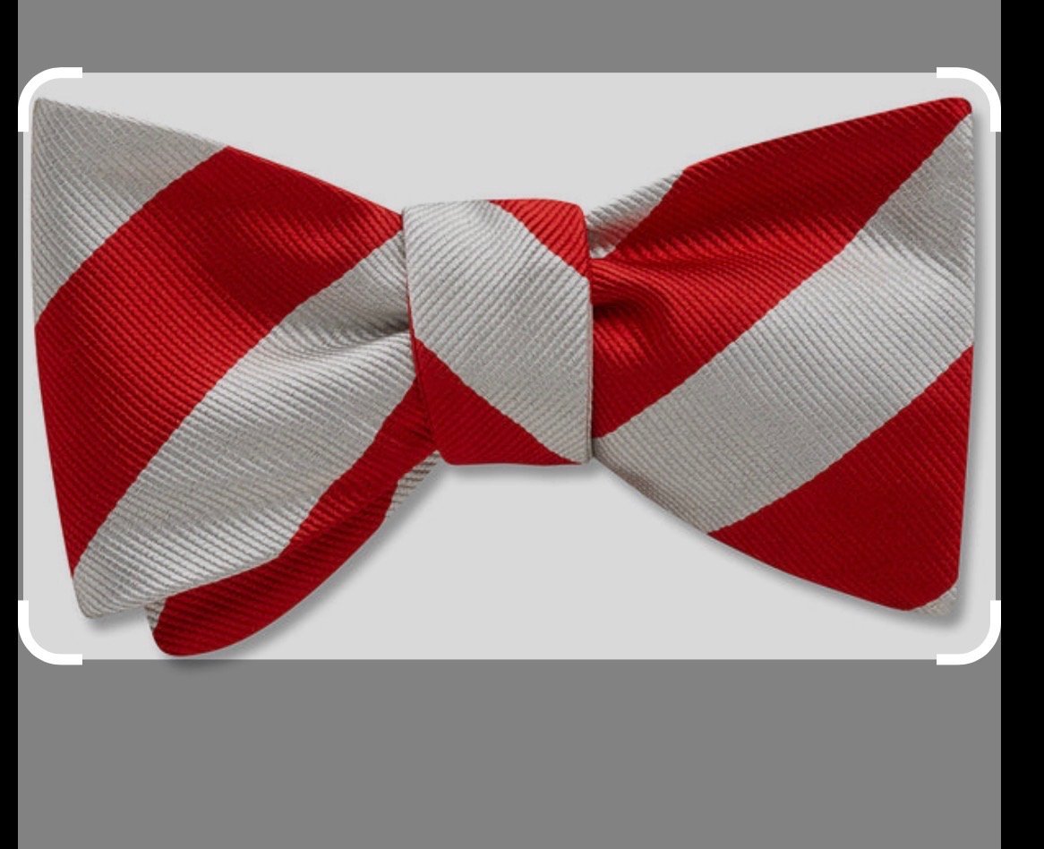 Designer charcoal texture bow tie