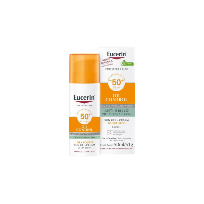EUCERIN OIL CONTROL GELCREAM TOQUE SECO FACIAL 50ML 50 SPF