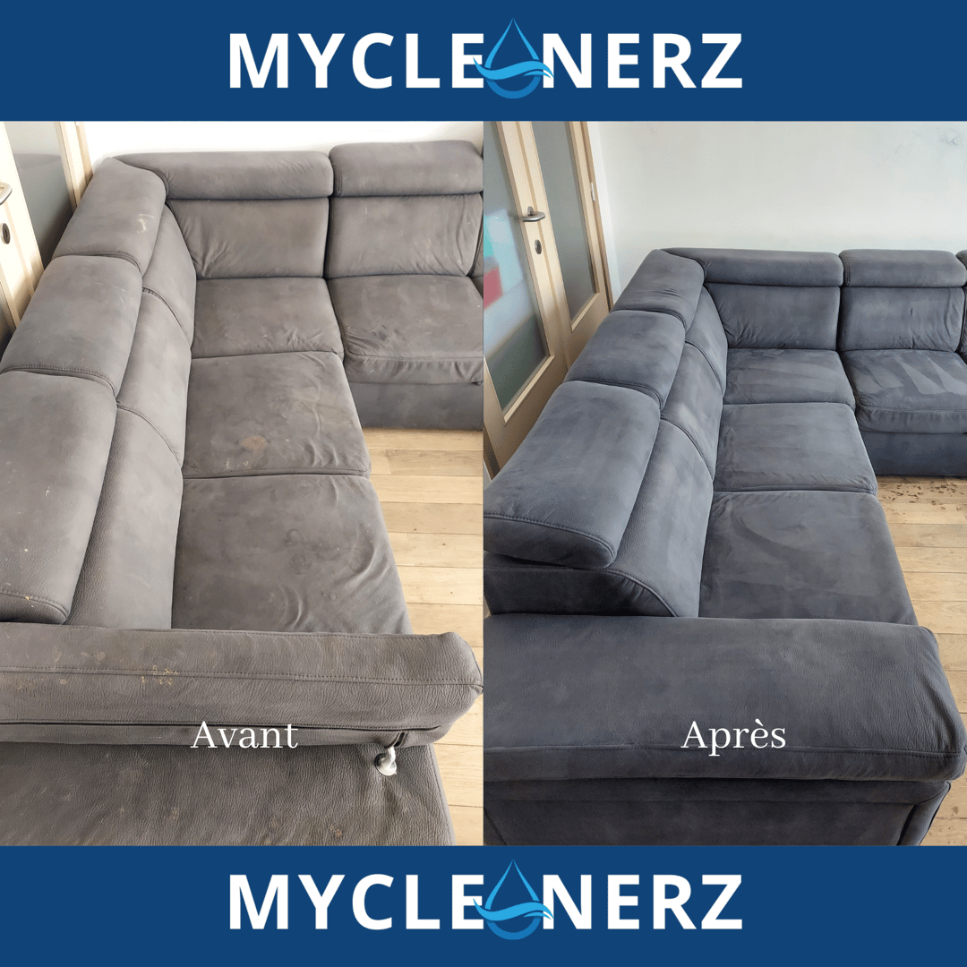 Before and after cleaning comparison