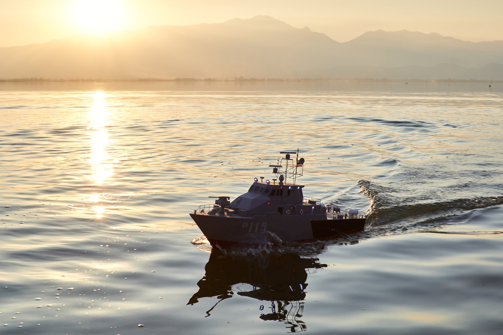 RC boat ,Miniature sized excitement on the lake