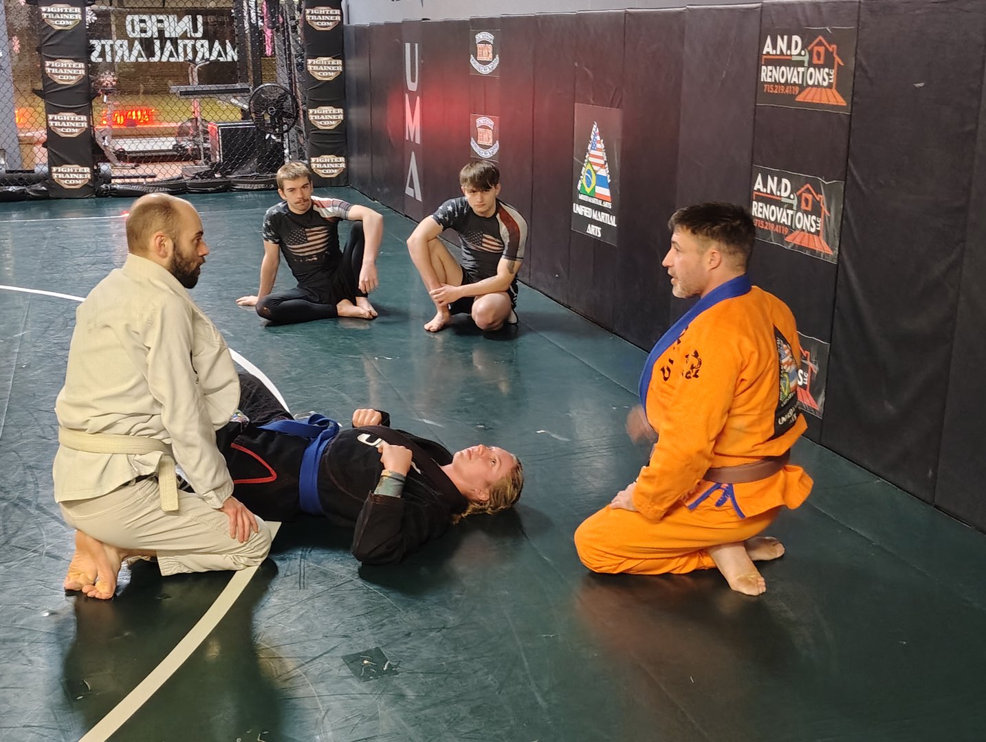 Unified Martial Arts North training facility interior