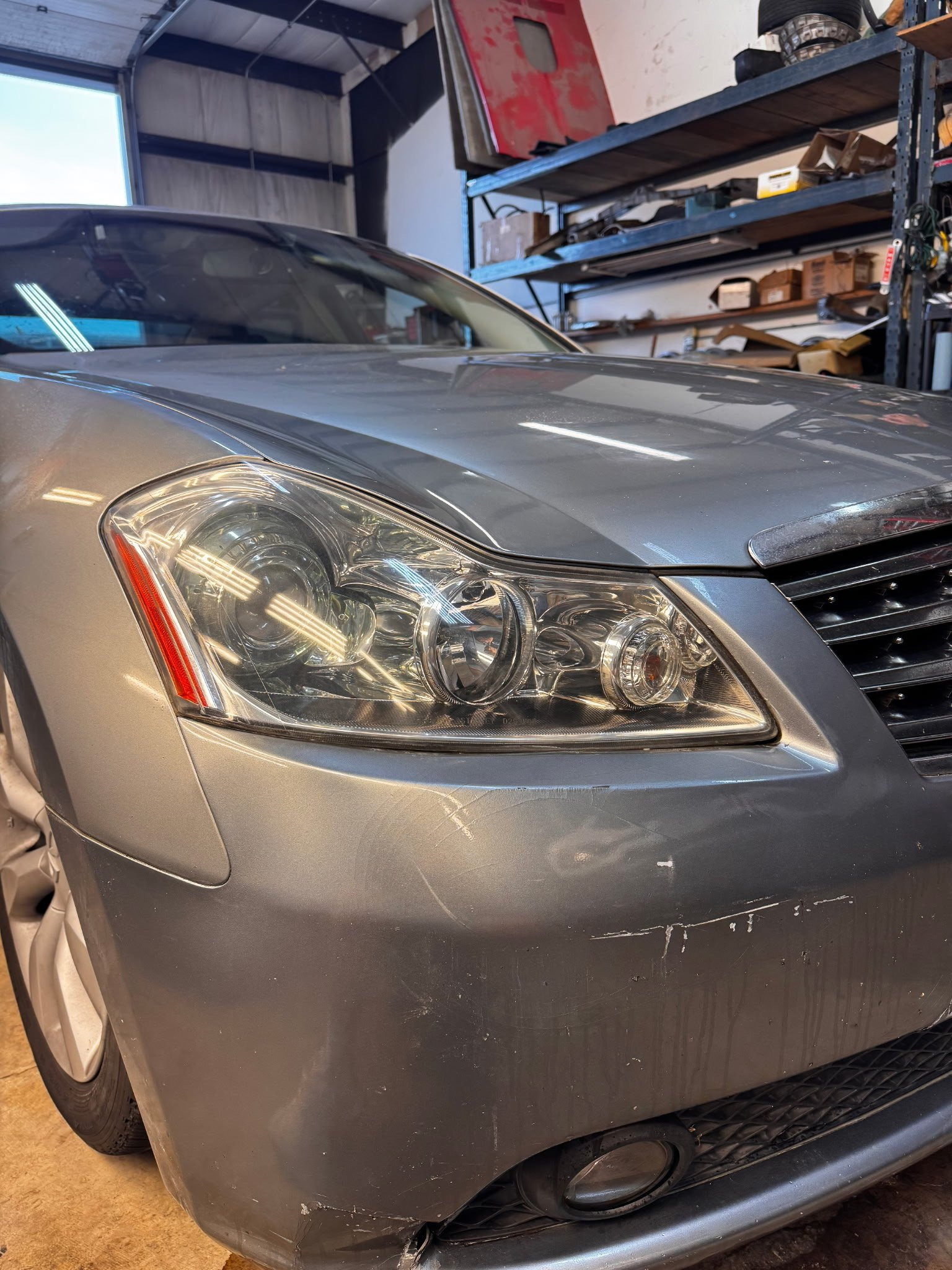 Headlight After Restoration