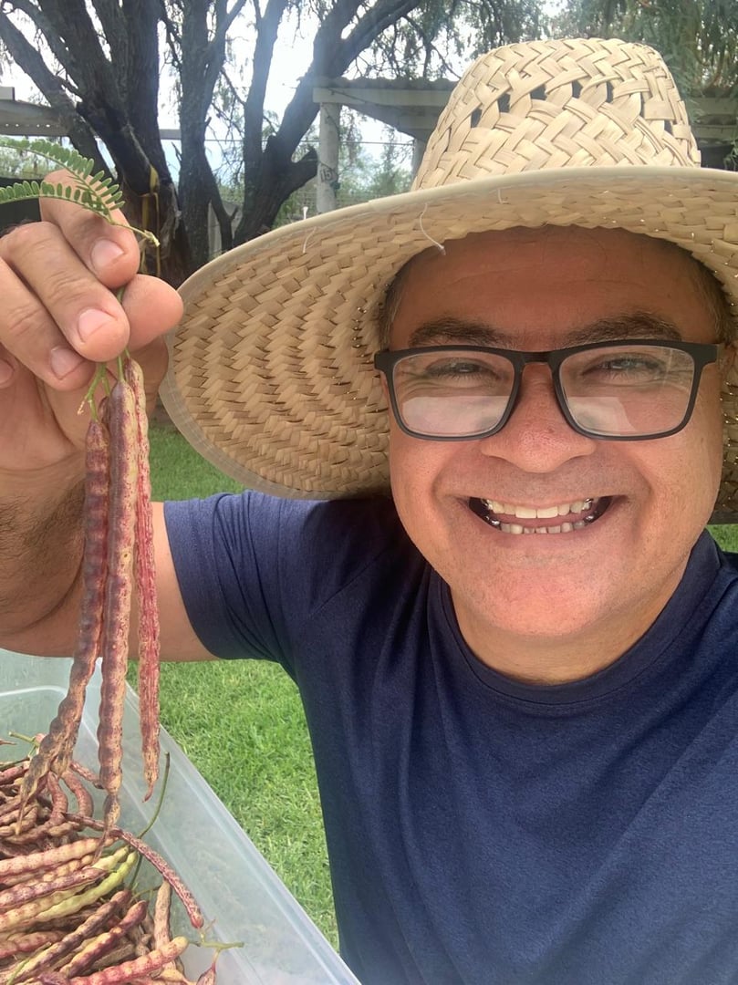 Foto personal con mezquites