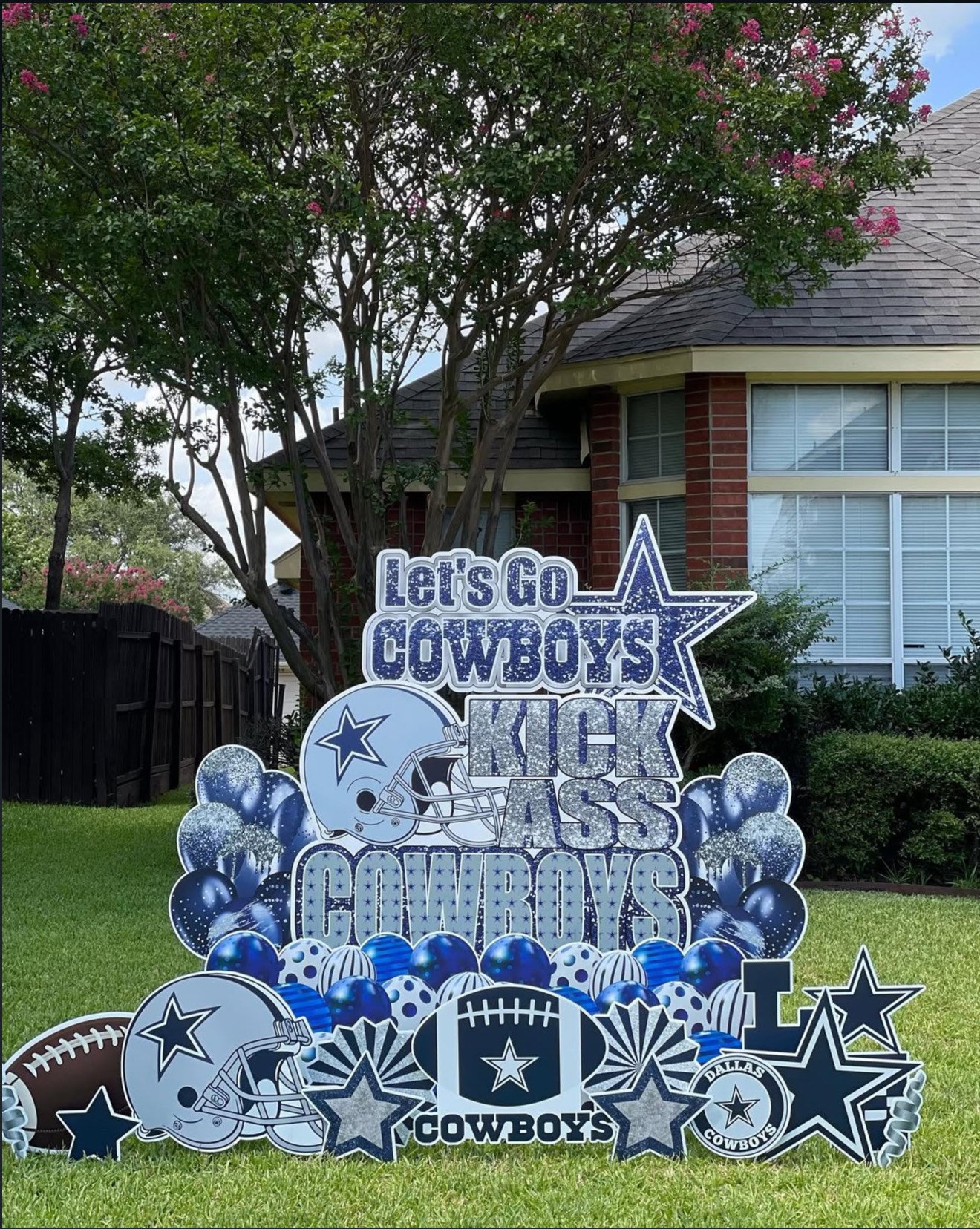 Dazzled Dreams & Yards celebration setup