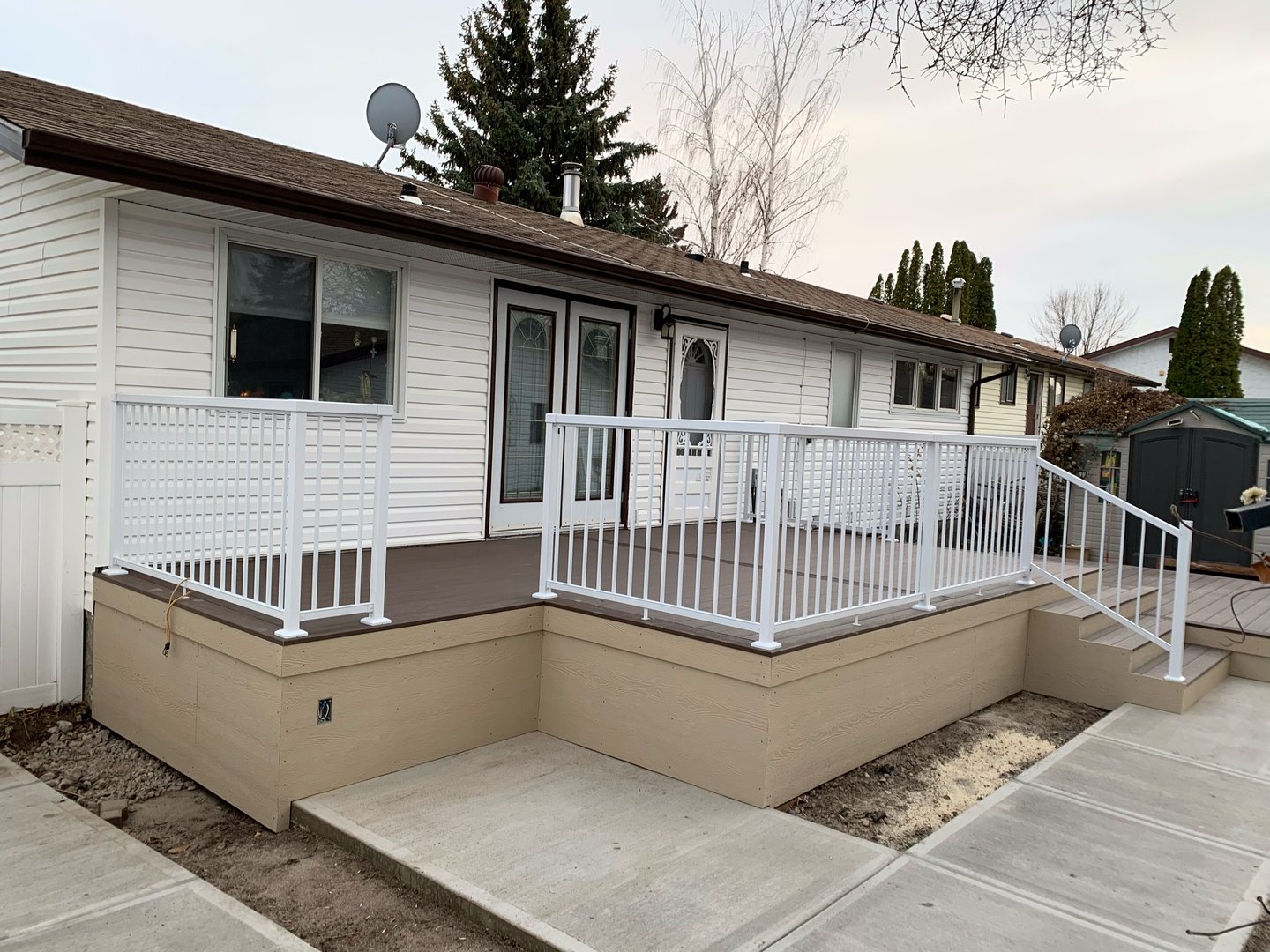 Premium concrete construction and exterior development project