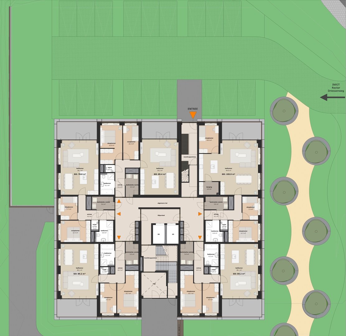 Putgraaf210 - Plattegrond Begane Grond