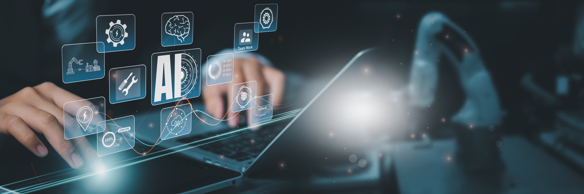 AI-Powered Robotic Process Automation (RPA) for Business Efficiency, Digital Transformation, Automation, Industry 4.0, Smart Tech, Change Management, Future Technologies.