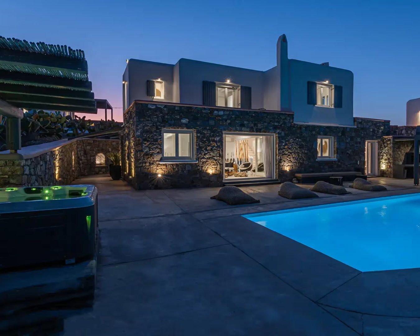 Villa Toula II Mykonos luxury exterior view