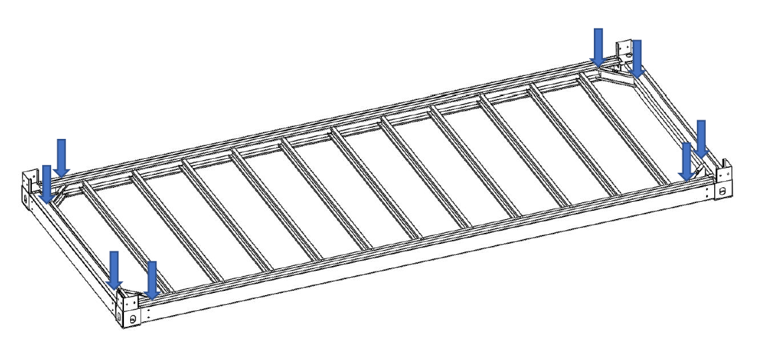 Structura podea KitContainer
