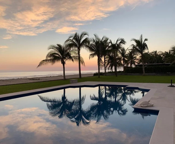 Spacious Living Room with Sea View