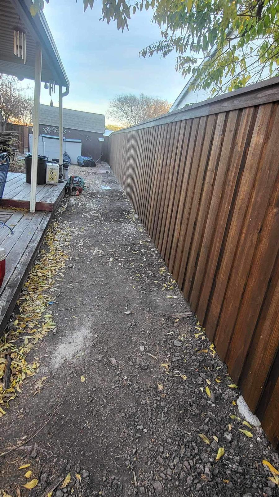 Fence installation project