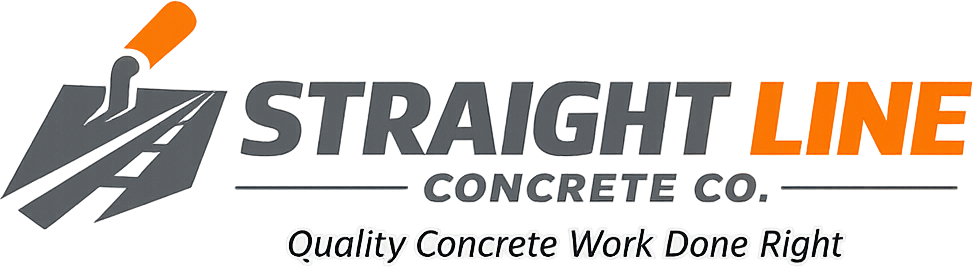 Straight Line Concrete Co. Logo