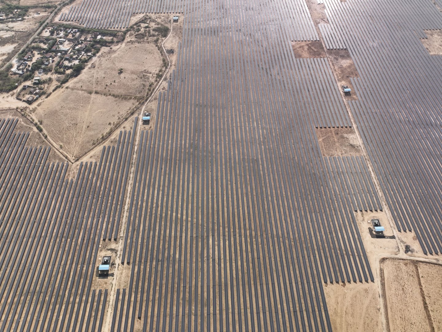 Solar Farm with thousands of solar panels