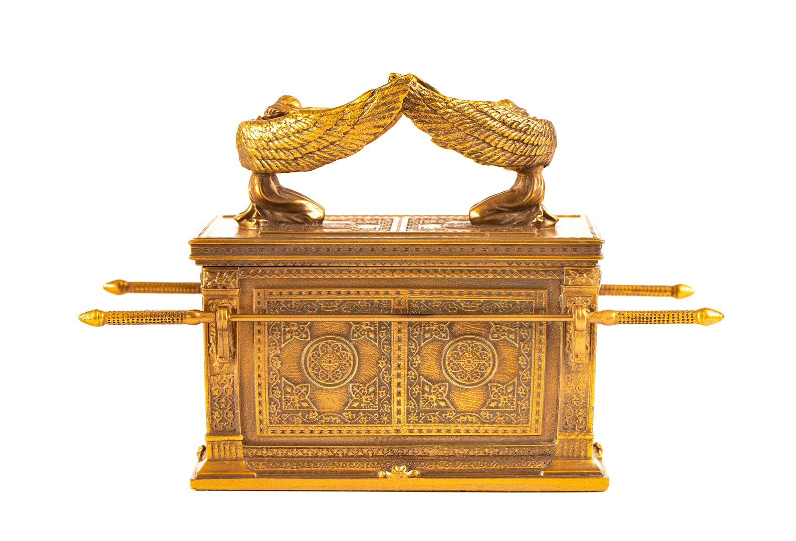Ark of the Covenant Isolated on a White Background