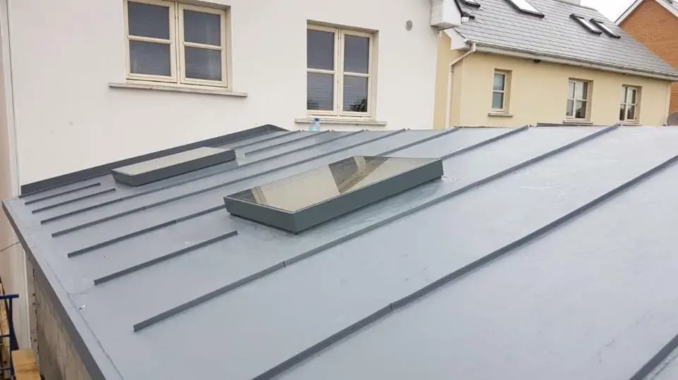 Single ply roof project