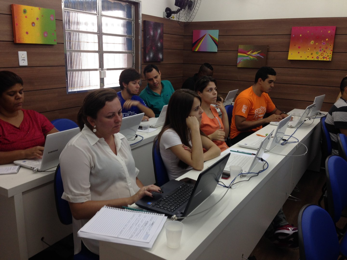 Interactive session with community members at Facebook project