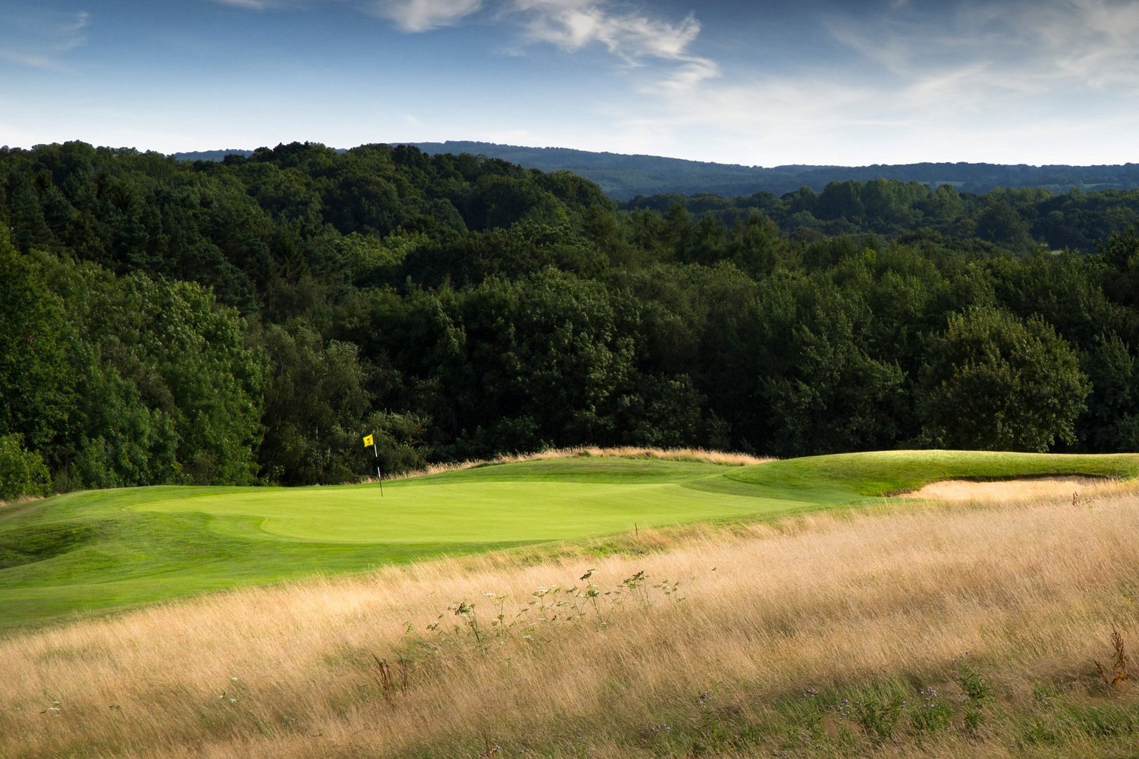 Dale Hill championship golf course with panoramic Sussex views