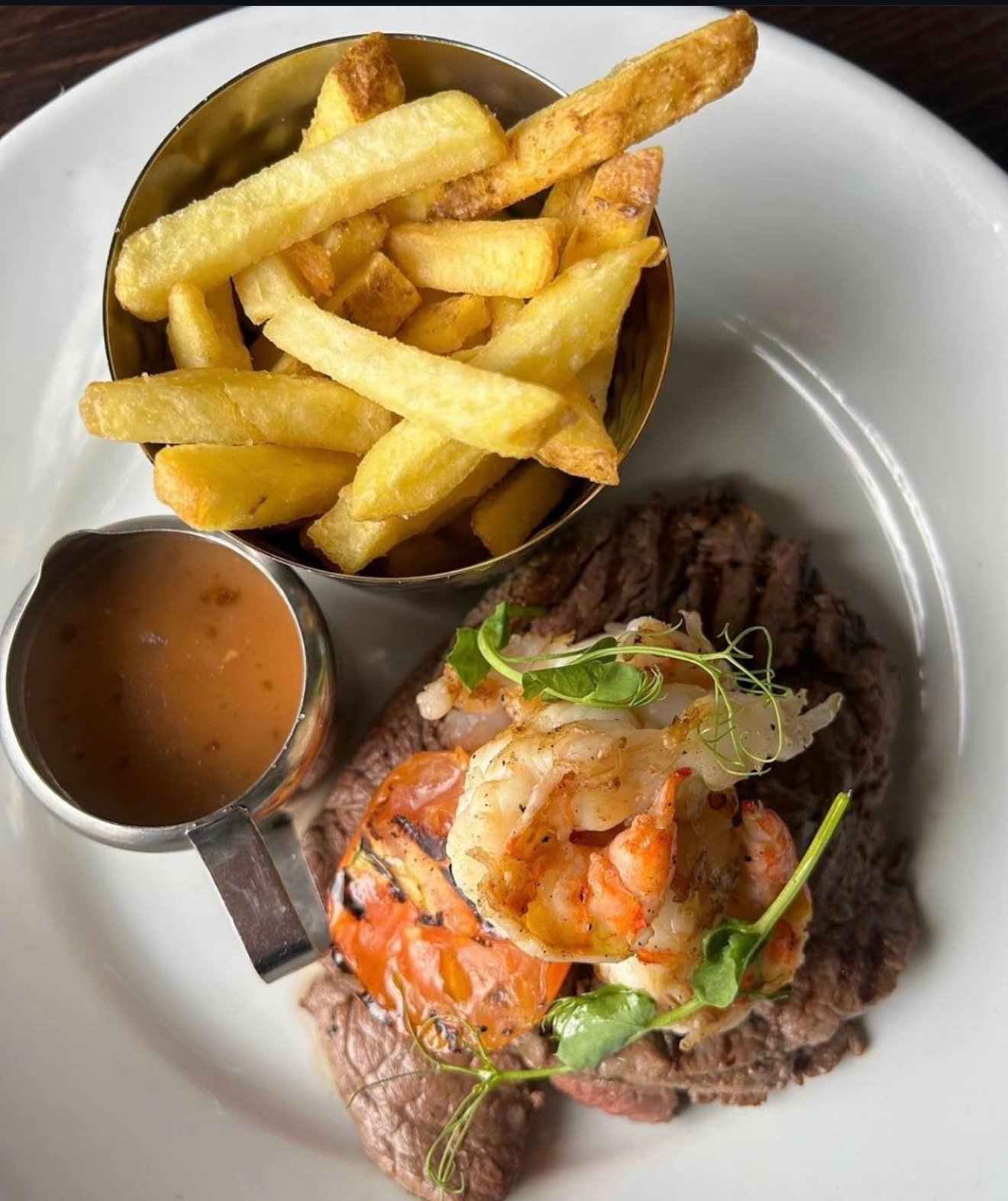 Fine dining dish from Once Upon A Table restaurant