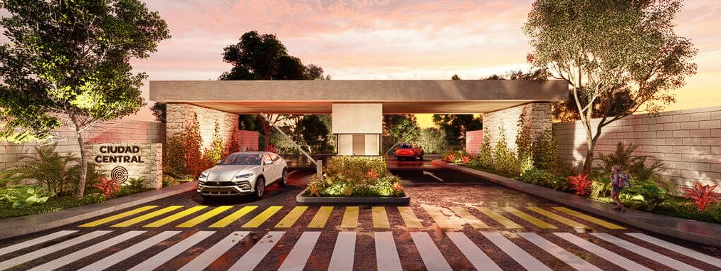 Entrada de privadas en Ciudad Central Mérida