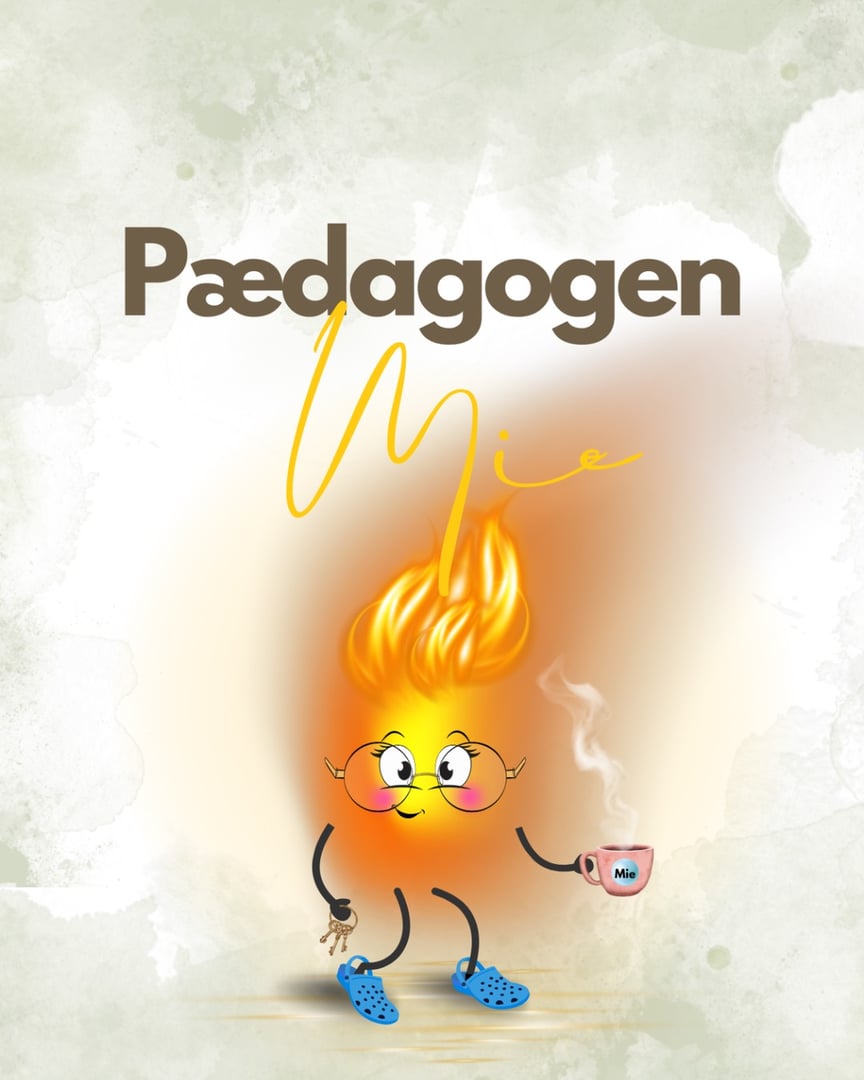 Pædagog Mie med følelseskort