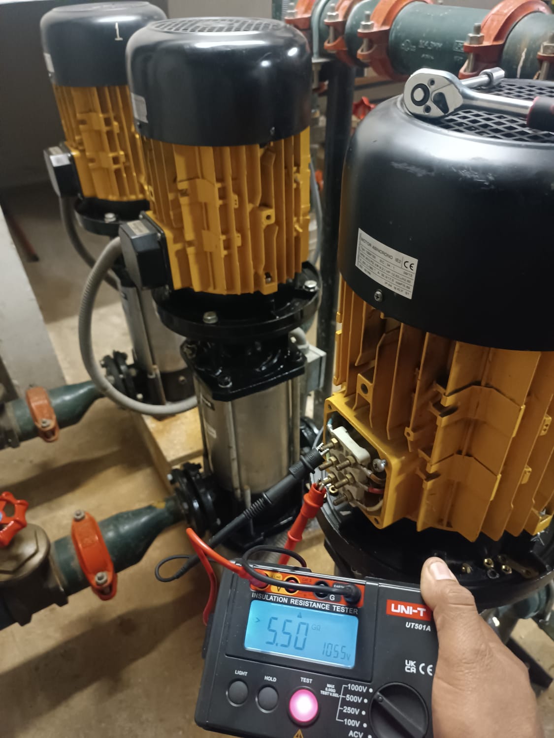 Mantenimiento de bomba centrífuga