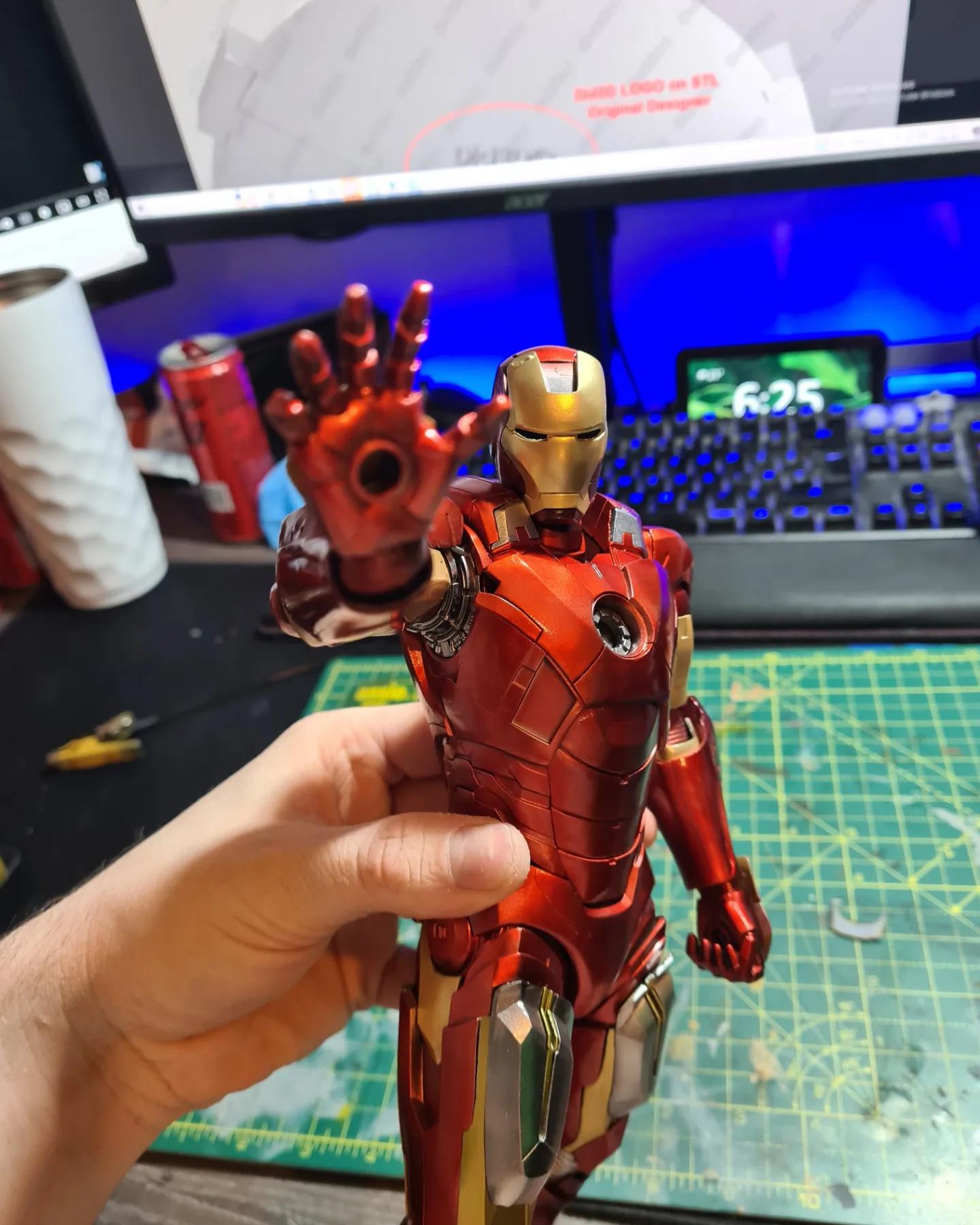 Iron Man Model Resin 3D Print