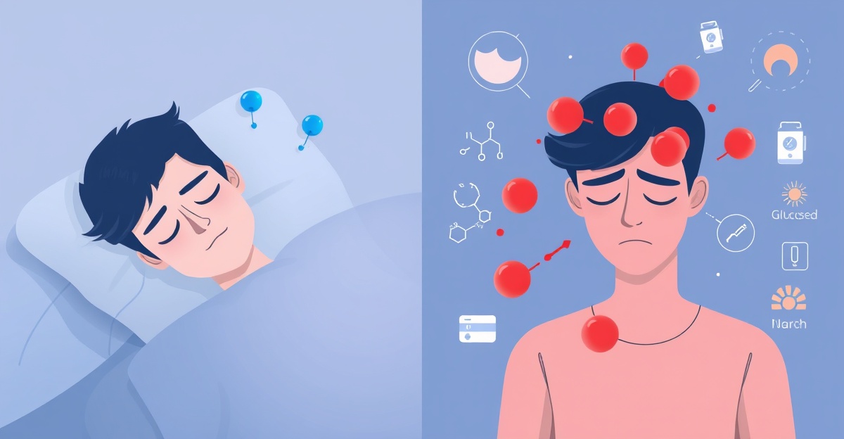Why Your Fasting Blood Sugar Changes infographic showing factors that affect blood glucose levels during fasting