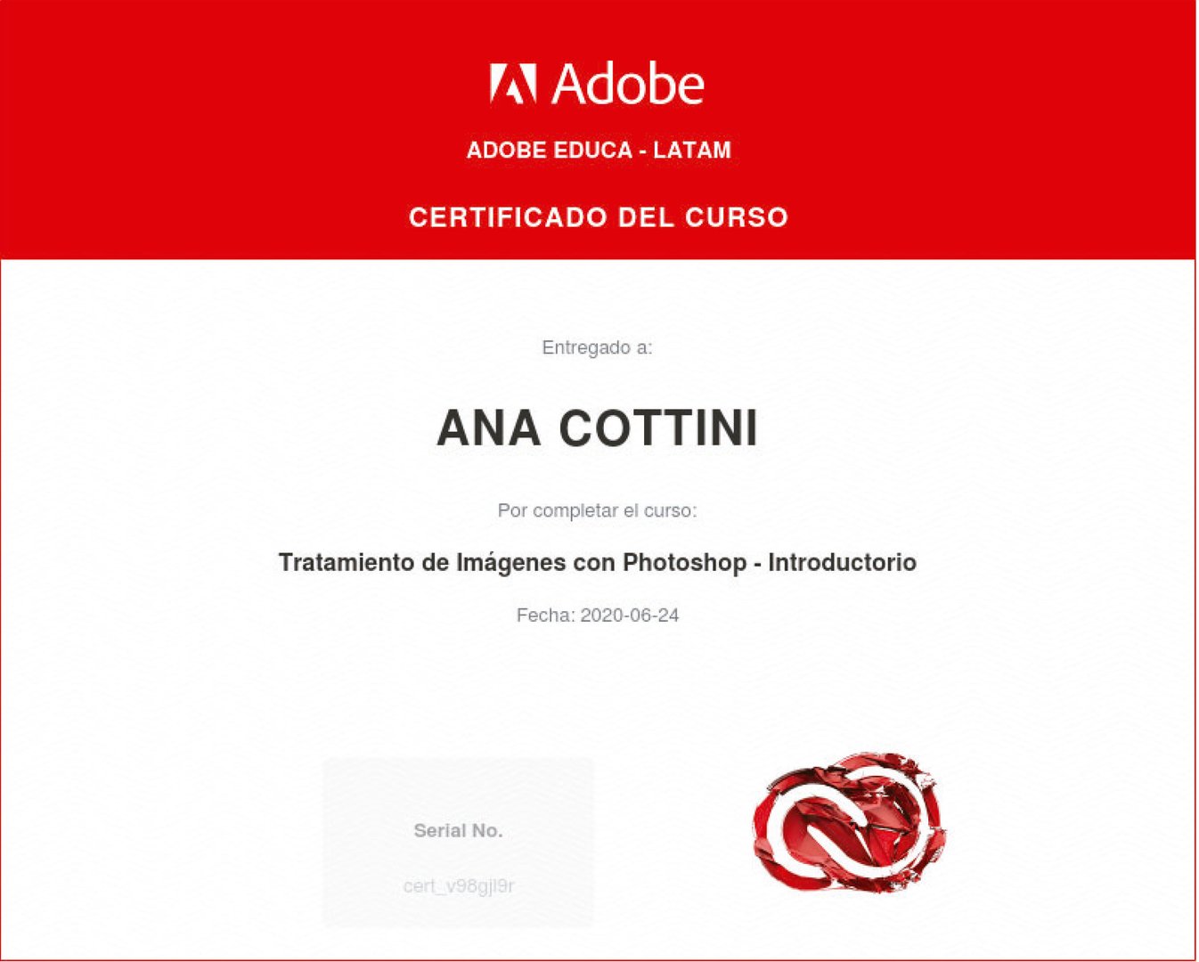 Certificado photoshop adobe educa
