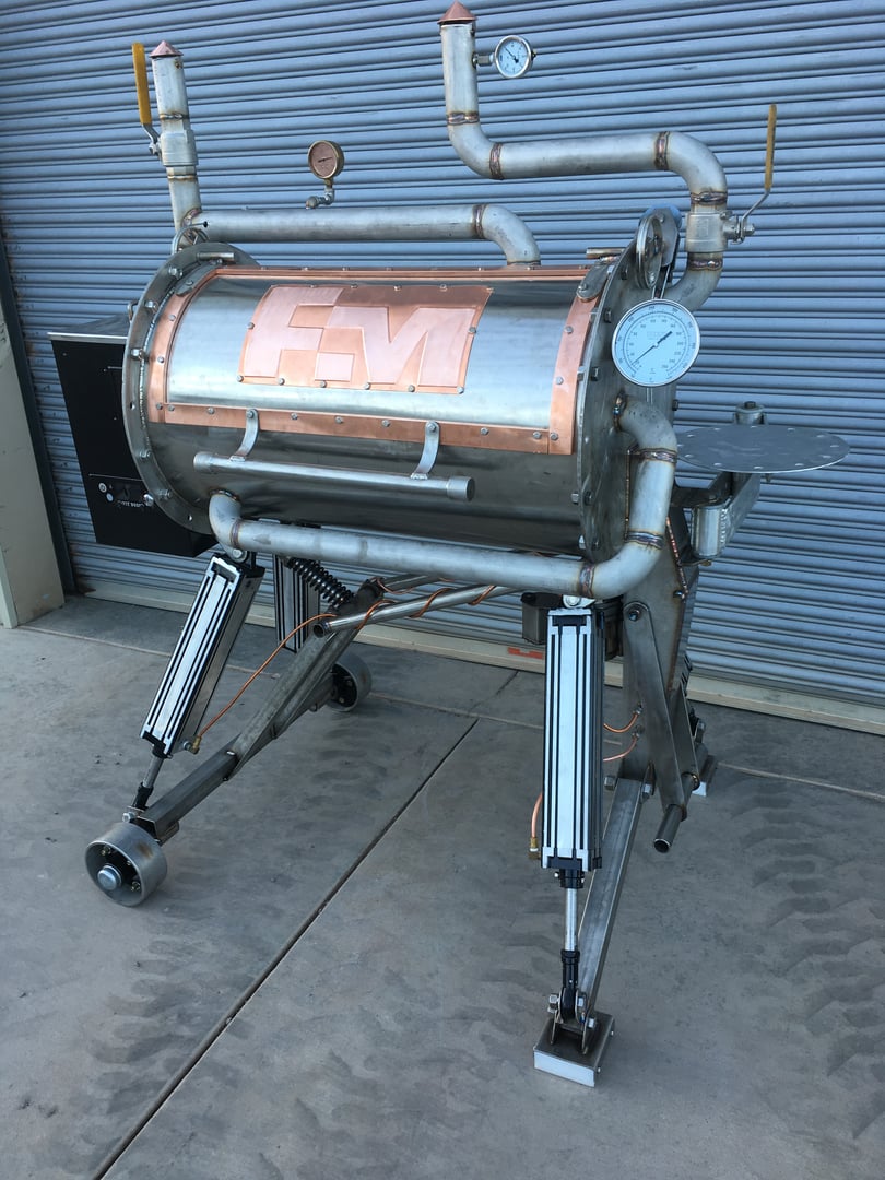 Custom company grill